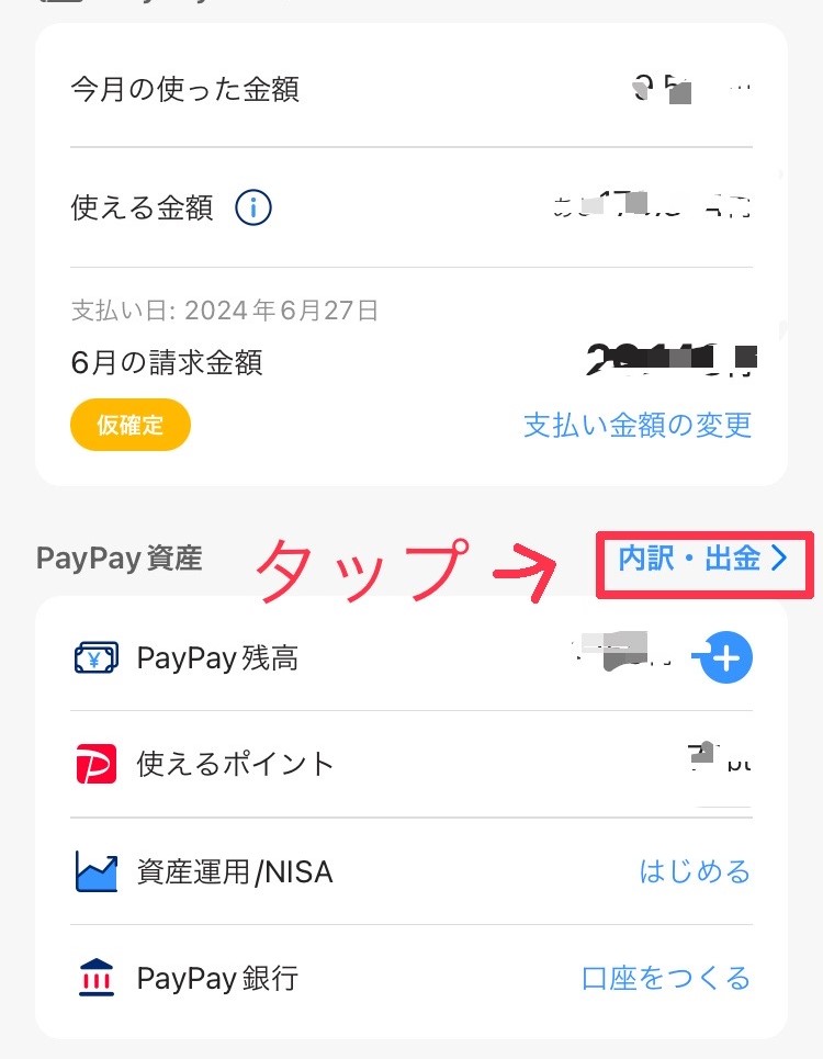 PayPay　現金化